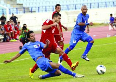 بطولة غرب آسيا في كرة القدم
خسارة لبنان أمام الكويت (0 ــ 2)