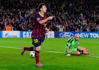 تقرير كاتالوني : ميسي عام 2012
أفضل تهديفياً من رونالدو عام 2013