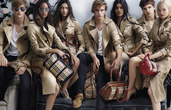 حملة دار Burberry الإعلانية لصيف 2014