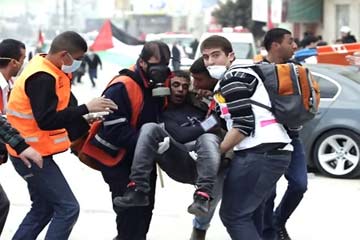 
اصابة فلسطيني برصاص الجيش الاسرائيلي شرق جباليا

