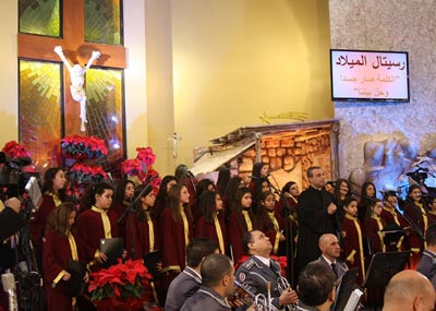 «ريسيتال» ميلادي في كنيسة
القديسة ريتا في سن الفيل
