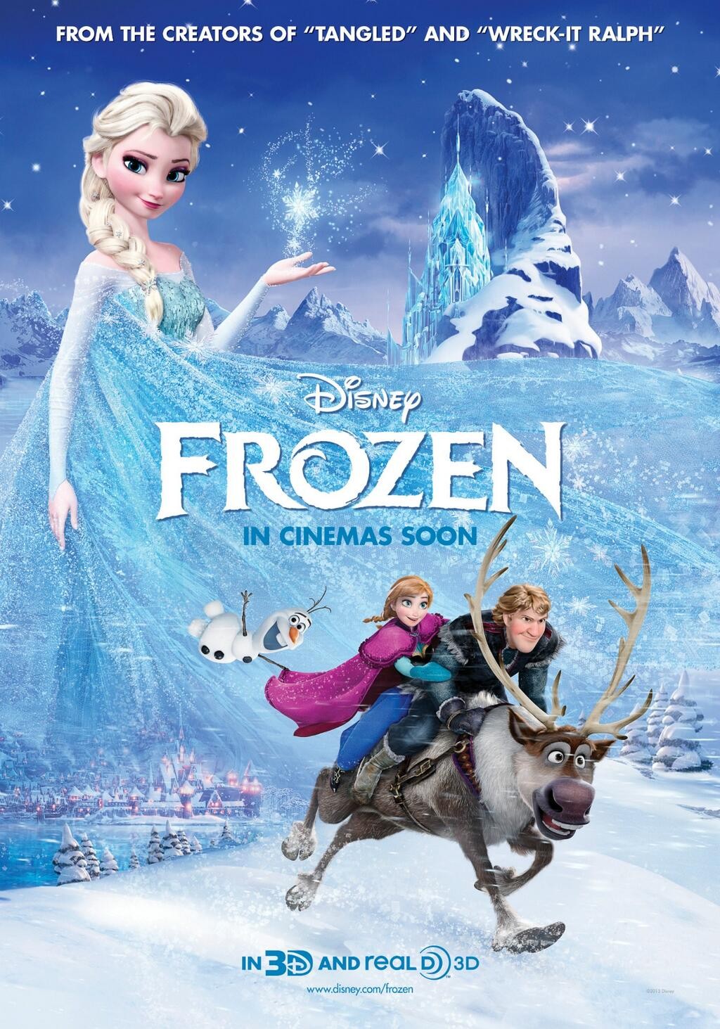 Frozen يتصدر لائحة إيرادات السينما الأميركية