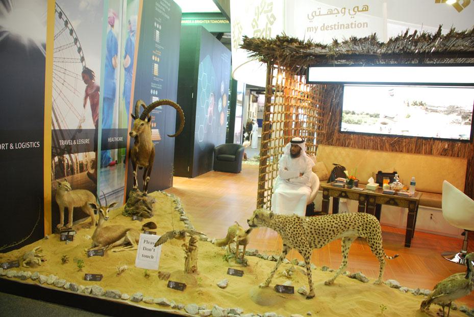 إقبال على منتزه الصحراء في الشارقة