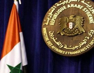 دمشق ترد على الترويكا الدولية ( فرنسا ، بريطانيا ، الولايات المتحدة )
