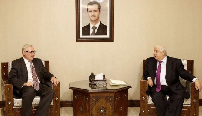 الوزير المعلم يستقبل نائب وزير الخارجية الروسي في دمشق