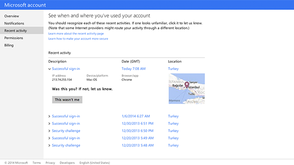 طريقة التأكد من عدم وجود اختراق أو تجسس على حساب Outlook