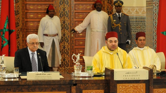العاهل المغربي يدين الاستيطان وعباس يتهم اسرائيل بـ"التطهير العرقي" للفلسطينيين في القدس