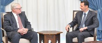 الأسد يشكر روسيا على دعمها<br />