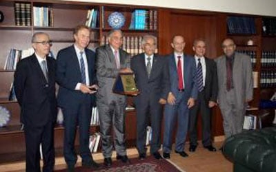 التقى وفدي اتحاد صناديق التعاضد اللبناني والفرنسي<br />
الداعوق: ثلث اللبنانيين<br />
ليس لديهم أيّ تغطية صحّية