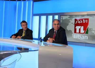 الداعوق افتتح استوديو الأخبار في تلفزيون لبنان