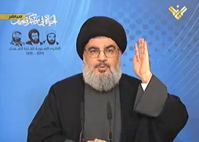 نصرالله في ذكرى الشهداء القادة في «حزب الله» :
لا نشعر بأيّ حرج من مشاركتنا في الحكومة ولم نضع يوماً فيتو على أحد
يجب الإشادة بالجيش اللبناني ومخابراته وإنجازاتهم وخصوصاً الأخيرة