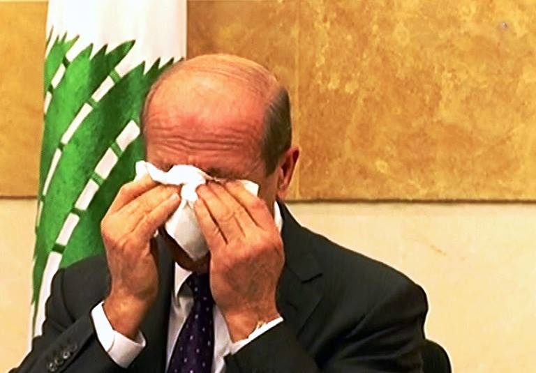 بالفيديو ...شربل يودع الداخلية بالدموع 