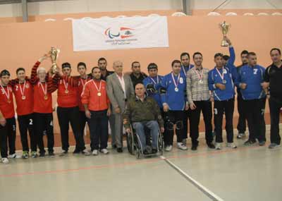 «الهادي» بطل كرة الهدف للمعاقين