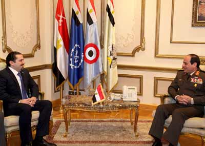 الحريري التقى السيسي : لمواجهة الارهاب
«مسودة البيان» : ترحيل البنود الخلافية
«النصرة» تتبنى قصف الهرمل واشتباكات في طرابلس