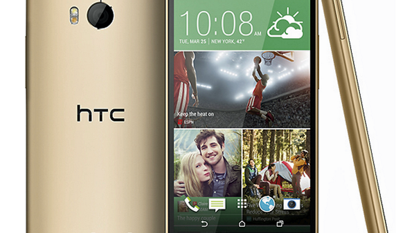 تسريب صورة لهاتف HTC M8 المرتقب باللون الذهبي