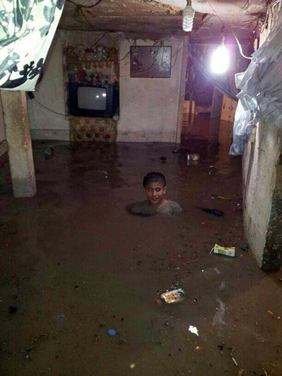 بالصورة حجم السيول والخسائر في لبنان 