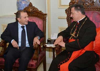 زار الراعي وتلقى برقيتي تهنئة
باسيل طلب من نواف سلام تقديم شكوى
ضدّ اسرائيل لشنها غارتين على جنتا
