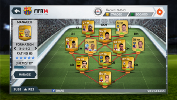 EA تجلب لعبة Fifa 14 إلى نظام “ويندوز فون”