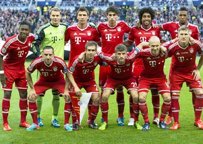 لاعبو بايرن ميونيخ يسيطرون على تشكيلة دوري الأبطال