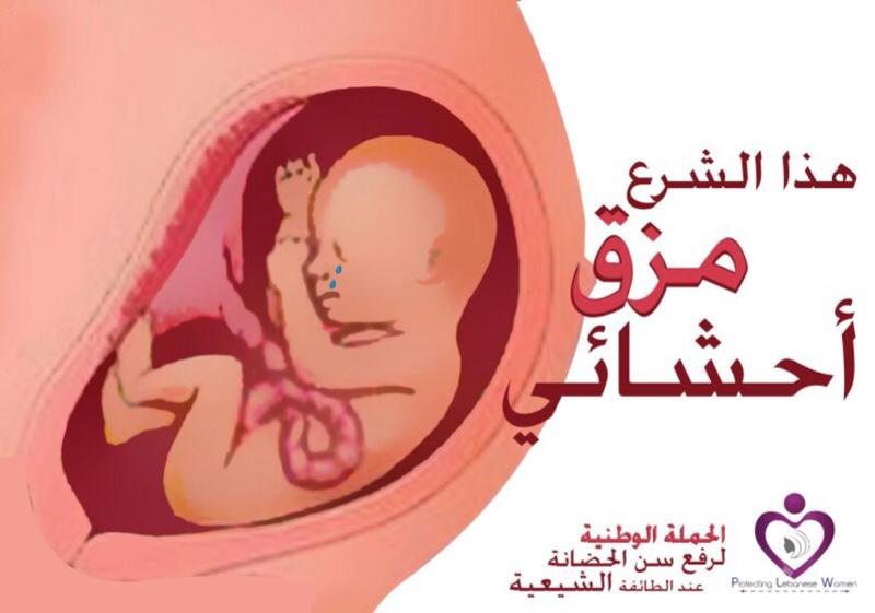 بيان جديد للحملة الوطنية لرفع سن الحضانة عند الطائفة الشيعية 