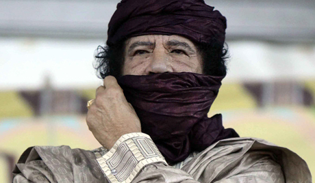 اللوم كل اللوم على العقيد
معمر القذافي 