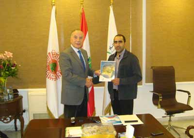 أبدى استعداد غرفة الشمال لدعم المشروع
دبوسي تابع وعطيّة تحضيرات
البازار التجاري المقّرر في وسط البترون

