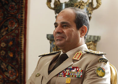 السيسي يعلن استقالته غدا تمهيداً للترشّح للرئاسة