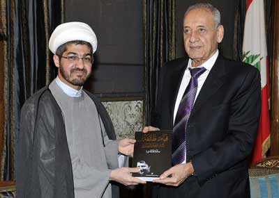 بري استقبل النابلسي