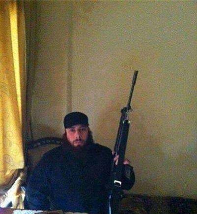 صورة لـ "أمير جند الشام" اللبناني أبو سليمان الدندشي الذي قُتل اليوم في قلعة الحصن.
