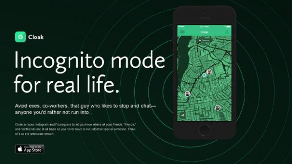 تطبيق Cloak لتجنب الأصدقاء المزعجين