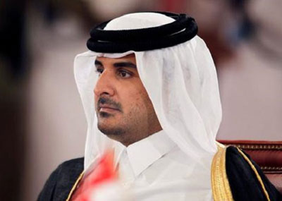 أمير قطر يلتقي
ملك الأردن في عمان