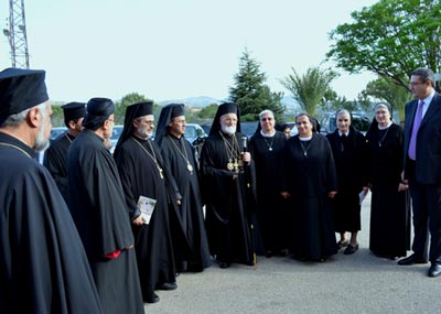

لحّام من جون : من يُهجّر المسيحيّين ليس المسلم
في خلاص سوريا خلاص للبنان والأرّدن وفلسطين
دير المخلص ـ محمود زيات