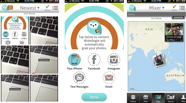 تطبيق لأخذ الصور من جميع الشبكات الإجتماعية ومشاركتها مع الأصدقاء في “آي فون”