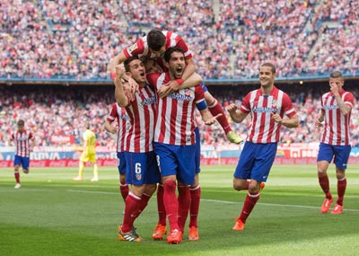 البطولات الأوروبية المحلية في كرة القدم :
أتلتيكو مدريد (1-0) وبرشلونة (3-1) وبايرن ميونيخ (0-1)