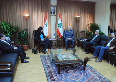 اللواء بصبوص استقبل فريق
ألعاب القوى للأمن الداخلي