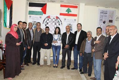 «الملتقى الفلسطيني للشطرنج» كرّم الزميلة ليليان حمزة