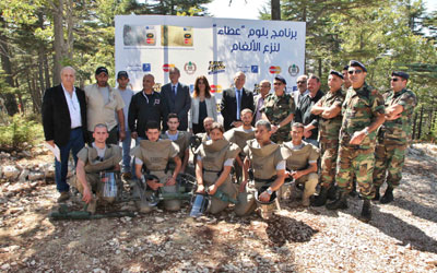 «بنك لبنان والمهجر» يُطلق حملة Save A Land<br />
من جبال تنورين<br />
