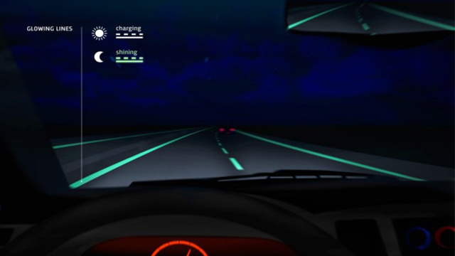 إنشاء طريق مضيء في هولندا (فيديو)
