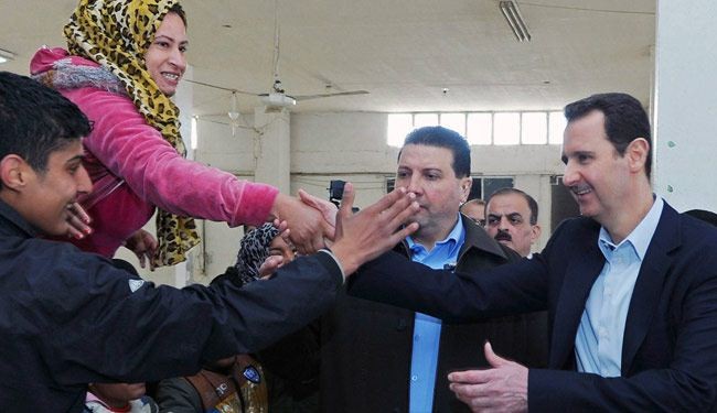 "شعبية الاسد تتنامى وسيفوز باي انتخابات
