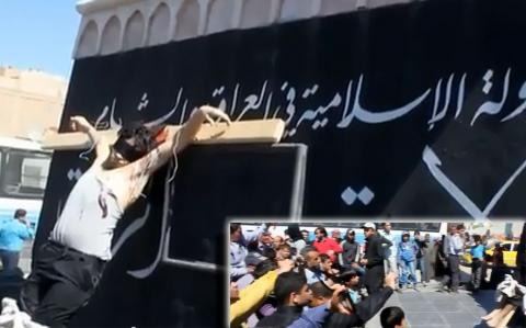 متطرفون اسلاميون يصلبون مسيحيين في سوريا رفضوا اعتناق الاسلام