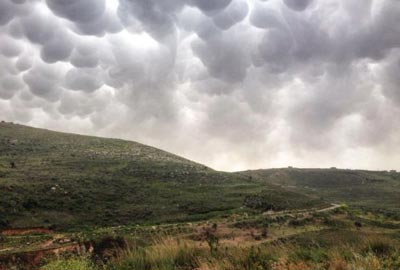 عظمة الطبيعة في سماء لبنان