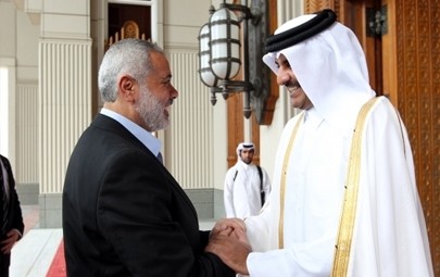 هنية يطلع أمير قطر على إتفاق المصالحة