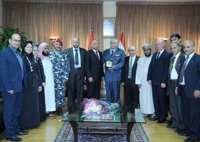 بصبوص استقبل الغباني
على رأس وفد دكاترة من 12 دولة عربيّة