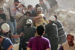 21 قتيلا على الاقل في قصف يستهدف احياء يسيطر عليها النظام السوري في حلب