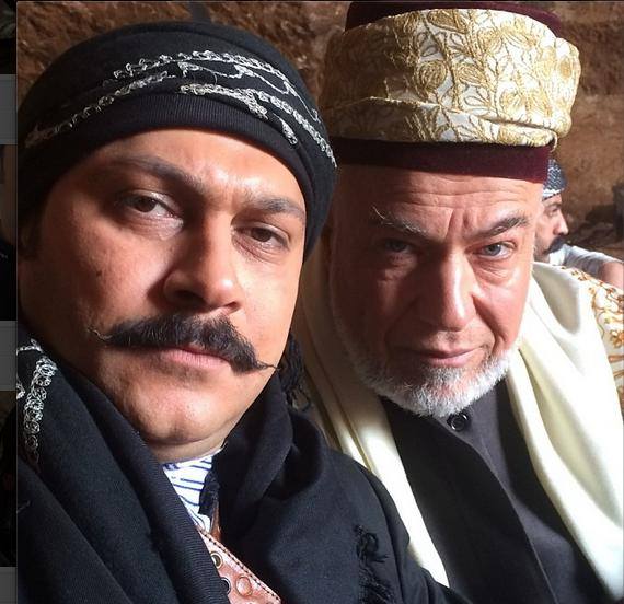 صورة selfie لمعتز وشيخ الحارة 