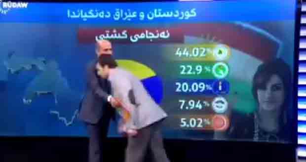 بالفيديو – خبير سياسي يفقد الوعي على الهواء
