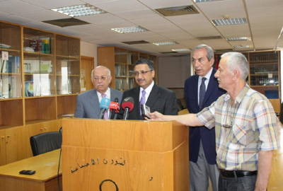 درباس بحث وبعثة الصندوق الكويتي
مُساعدة لبنان لتحمل أعباء النازحين