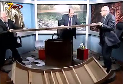 بالفيديو برامج الحوار العربية حلبات مصارعة وشتائم