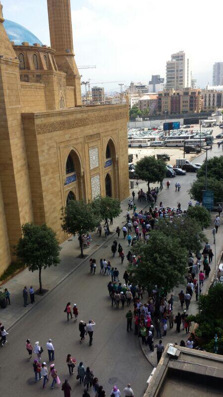 بالصورة - إنطلاق تظاهرة هيئة التنسيق النقابية في اتجاه مجلس النواب