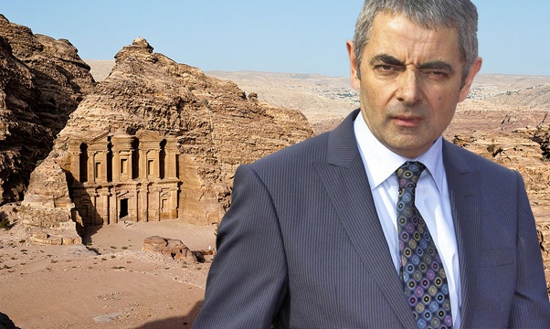البتراء تذهل الممثل العالمي "مستر بين"